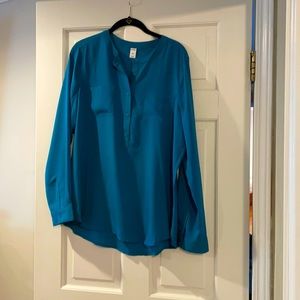 Greenish Blue Blouse